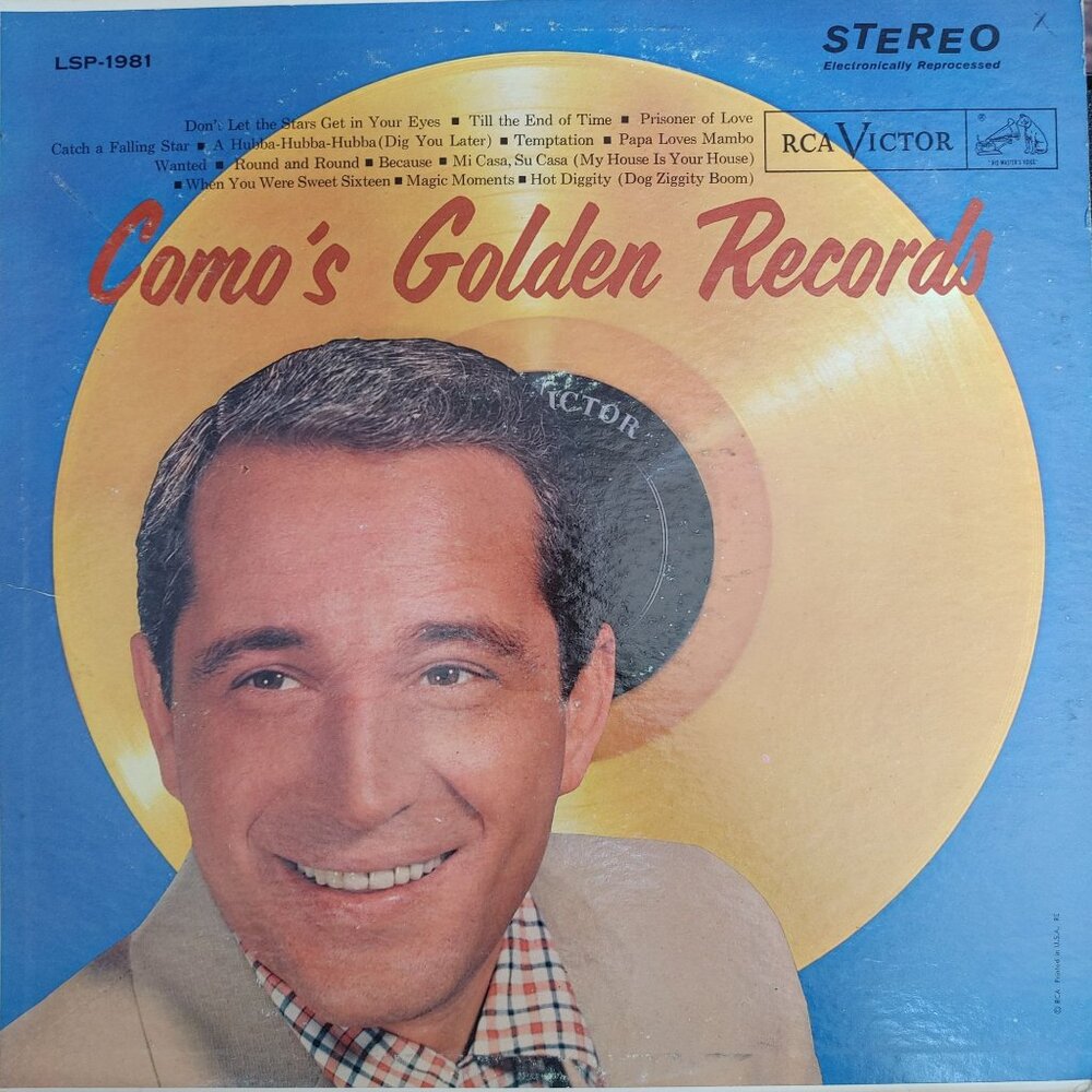 Vintage Vinyl LP Record Cosmo's Golden Record RCA Victor Stereo LSP -1981